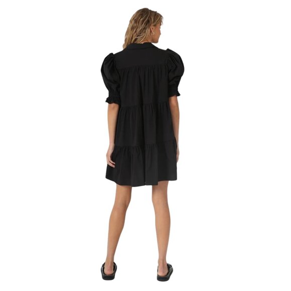 Madison the Label Cecilie Baby Doll Dress Black – Size S Excellent - Picture 3 of 12